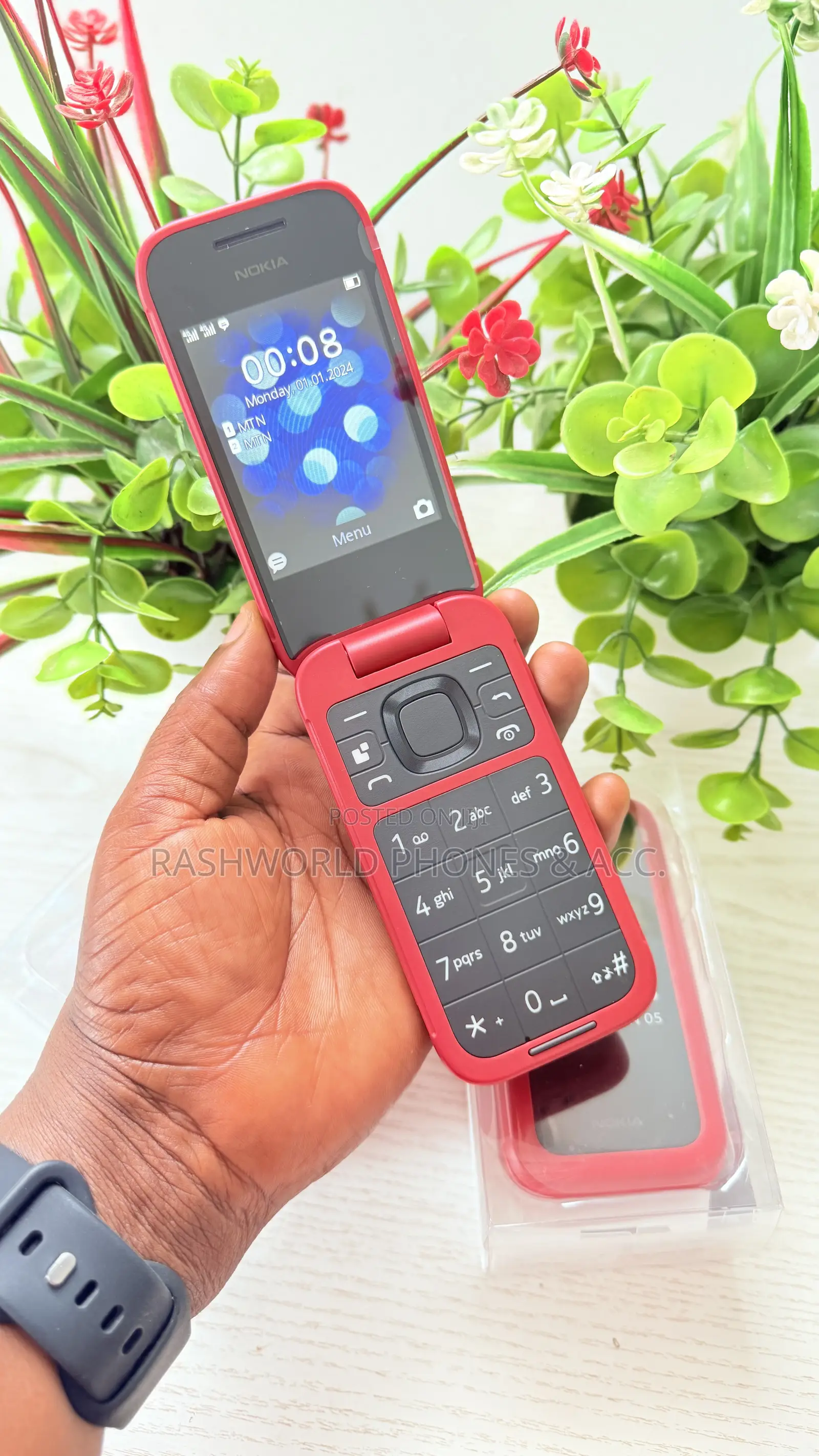 New Nokia 2660 Flip Red