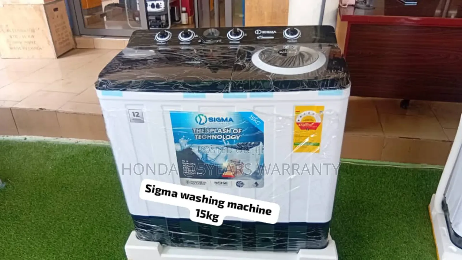 15kg Sigma Twin Tub Washing Machine Sigma 15kg Semi Auto