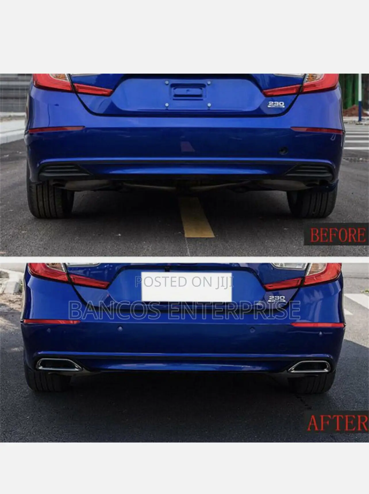 Honda Accord 2018-2021 Exhaust And Ring
