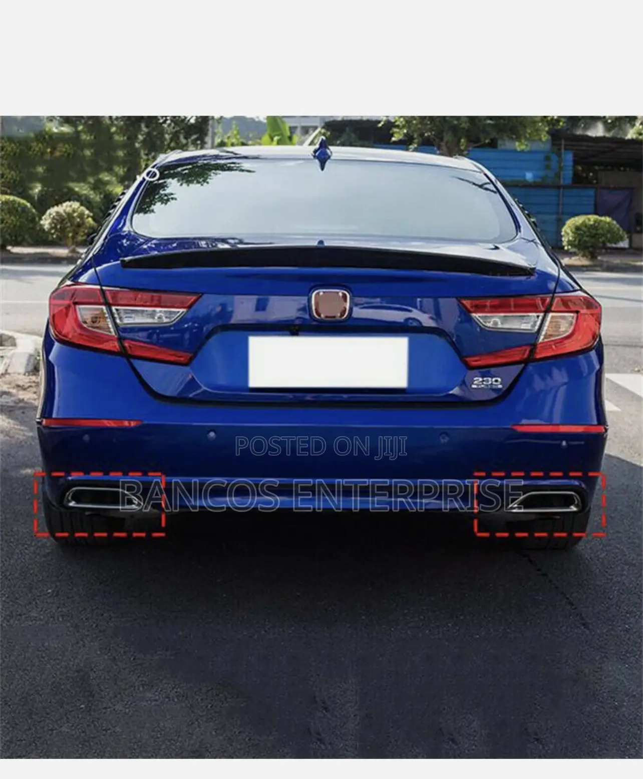 Honda Accord 2018-2021 Exhaust And Ring
