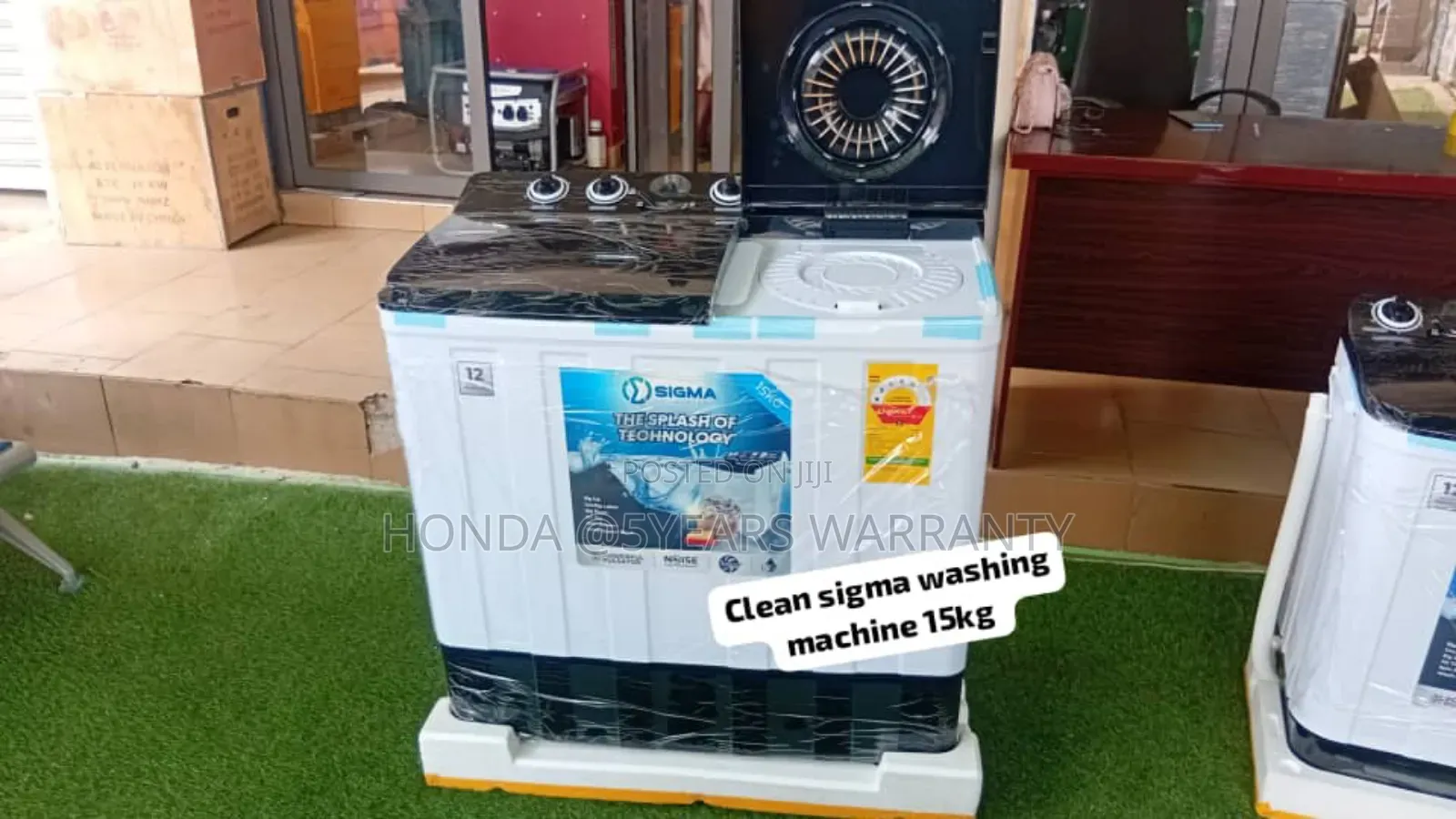Double Laber Sigma Washing Machine 15kg Twin Tub Sigma 15kg
