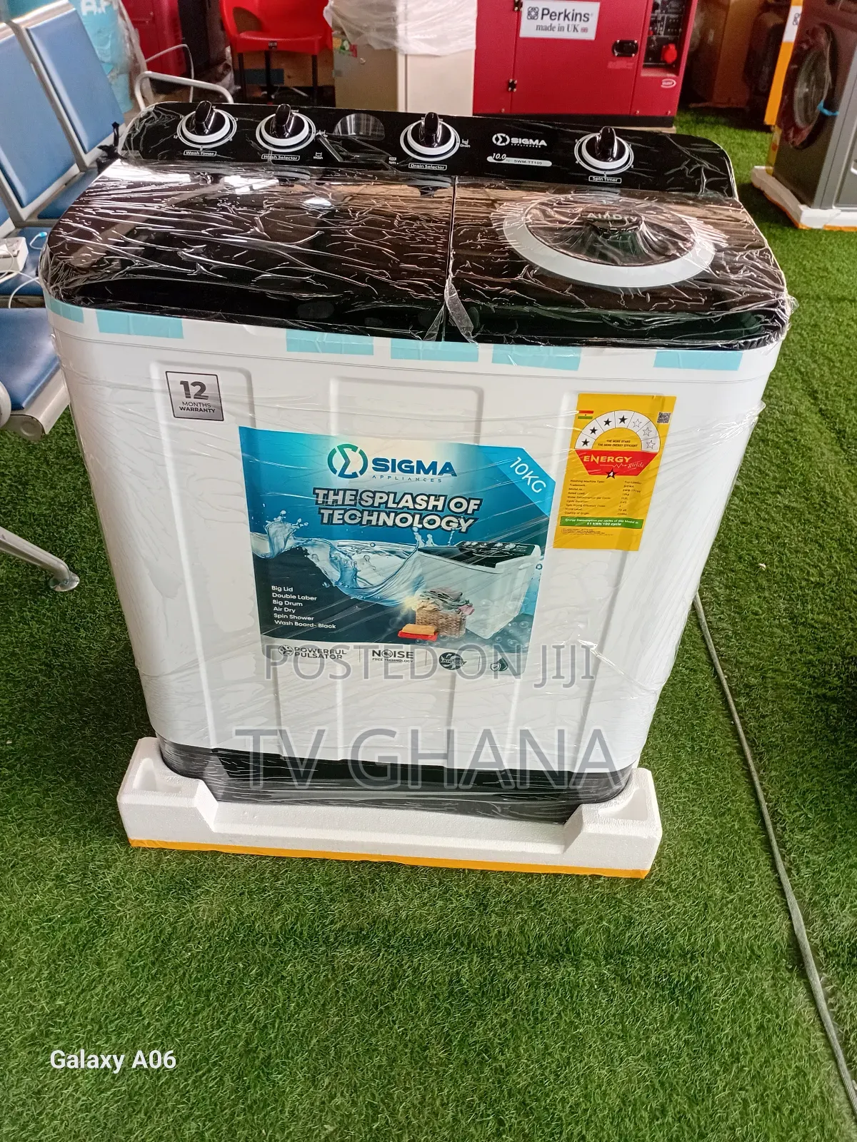 Get Sparkling Clothes With Sigma 7kg Washing Machine