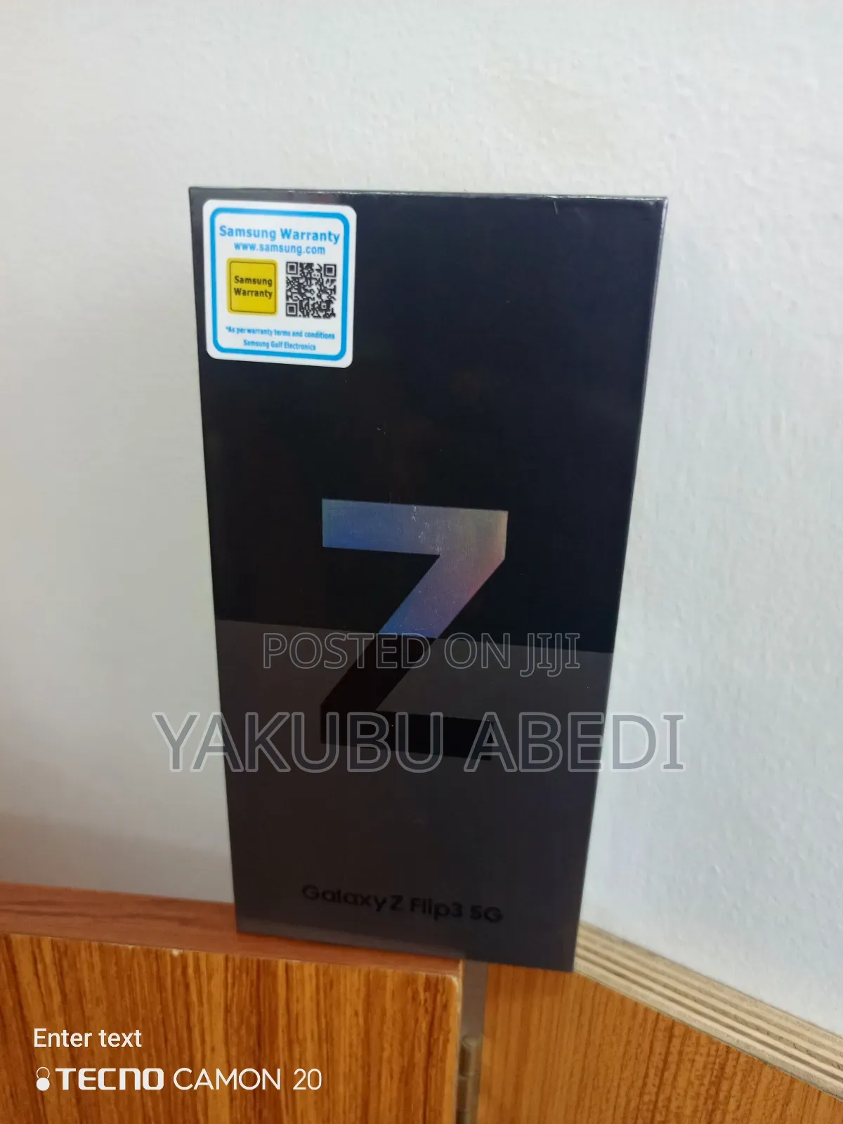 New Samsung Galaxy Z Flip3 5G 256 GB Black