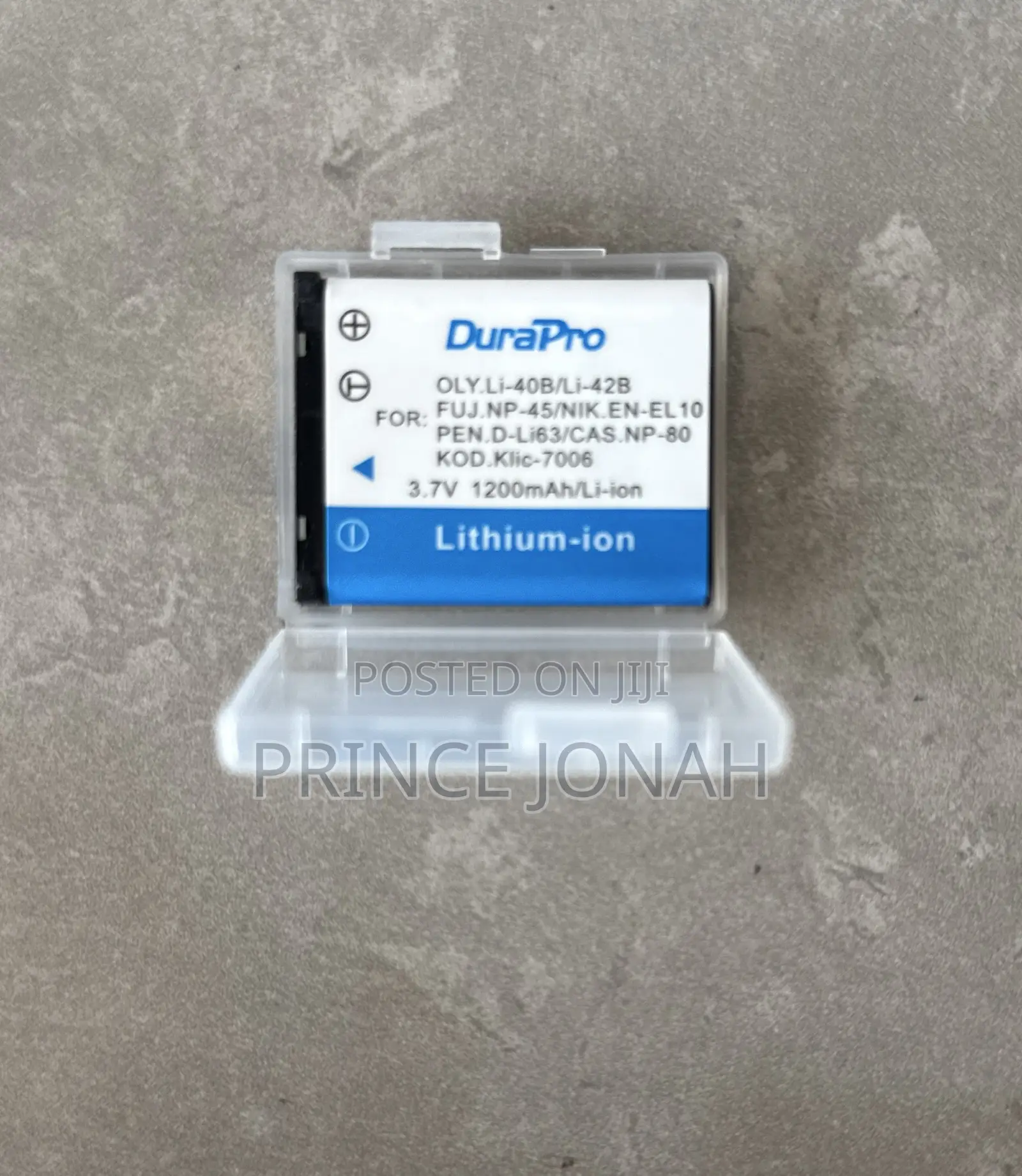 Durapro Battery Li-40b Li-42b for Olympus Li-40b Li-42b Nikon en-El10
