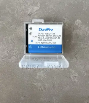 Durapro Battery Li-40b Li-42b for Olympus Li-40b Li-42b Nikon en-El10