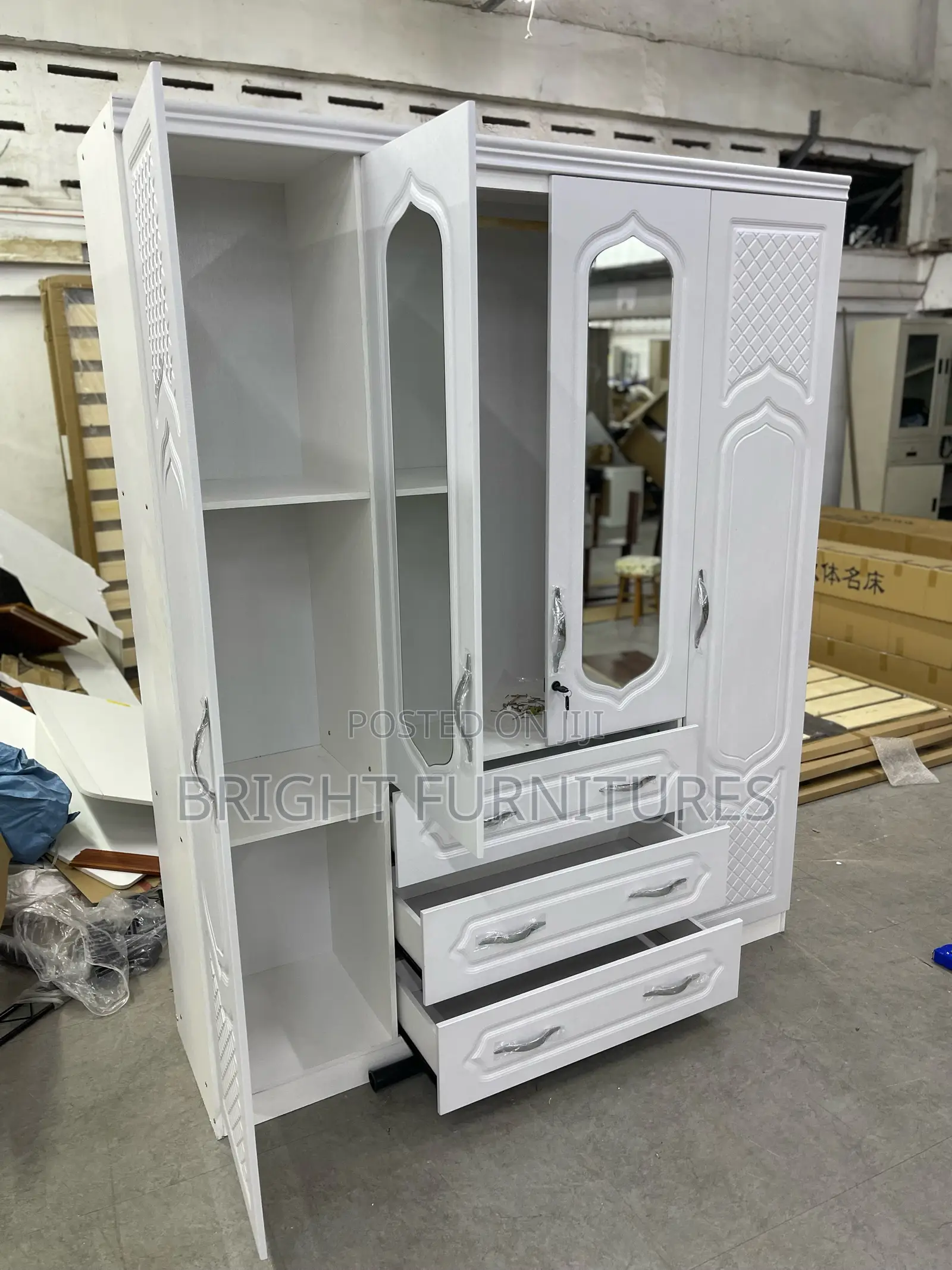 Wardrobe (4 Doors Foreign Wardrobe)