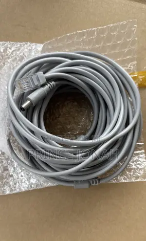 Ip Camera Cable 10m Ethernet Cat5 Dc Power For Network Nvr Cctv System