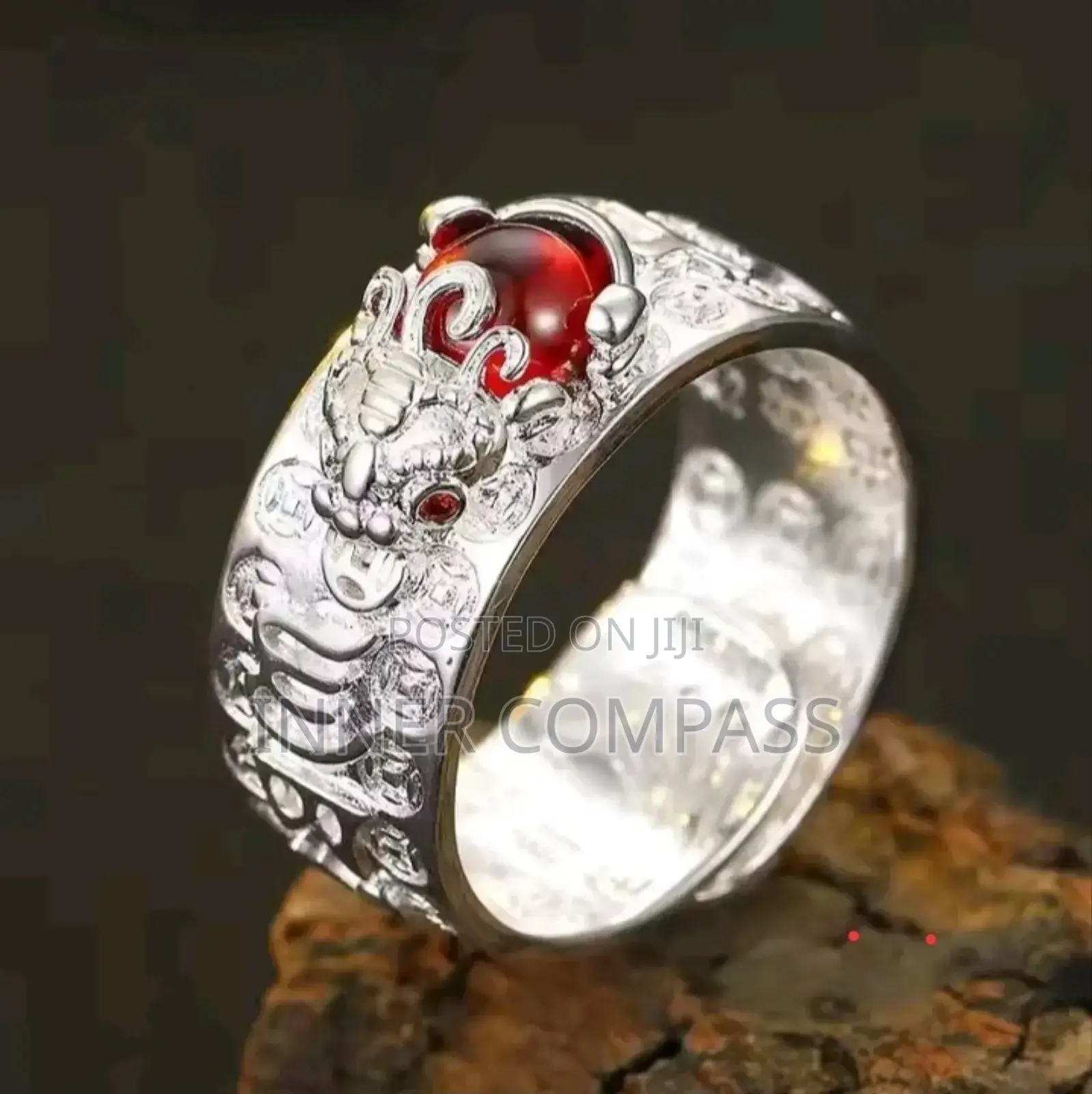 Feng Shui Pixiu Mantra Wealth Good Luck Ring