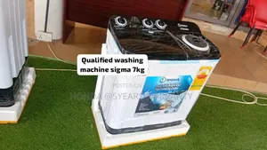 Wash and Spin Sigma 7kg Washing Machine Semi Automatic 7kg