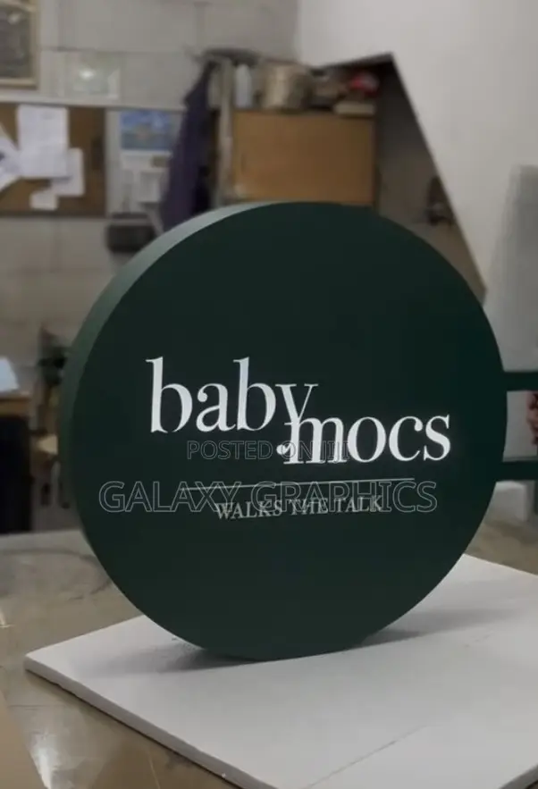 Round 3d Signage