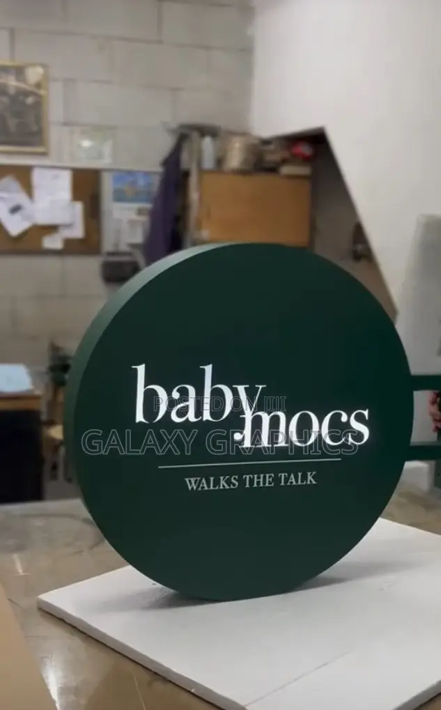Round 3d Signage