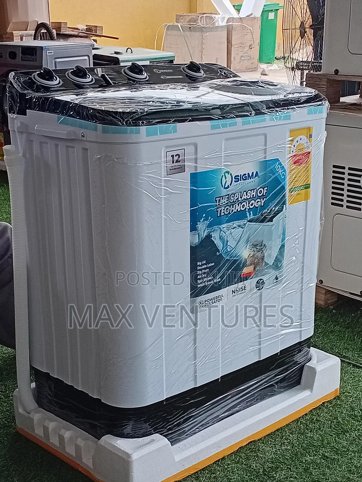 10kg Sigma Washing Machine Powerful Pulsator