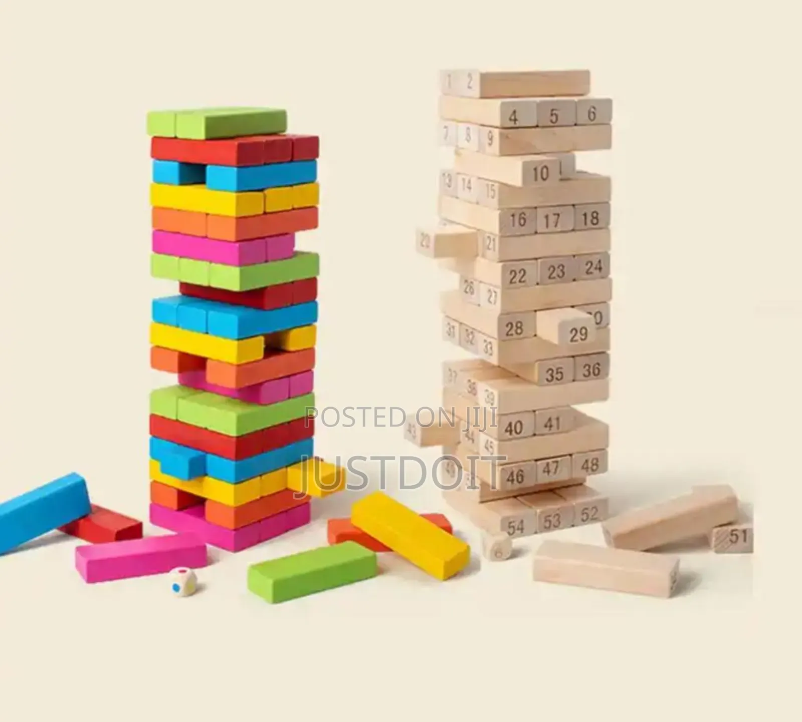 Jenga Wooden Tower Game – Family Fun
