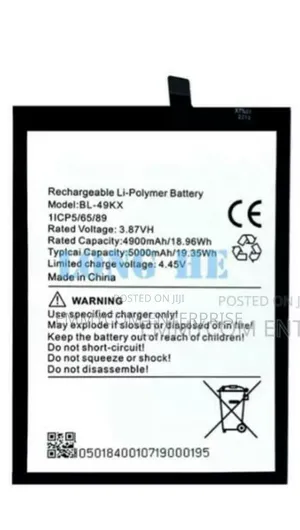 Original Infinix Note 12 Battery With Replacement