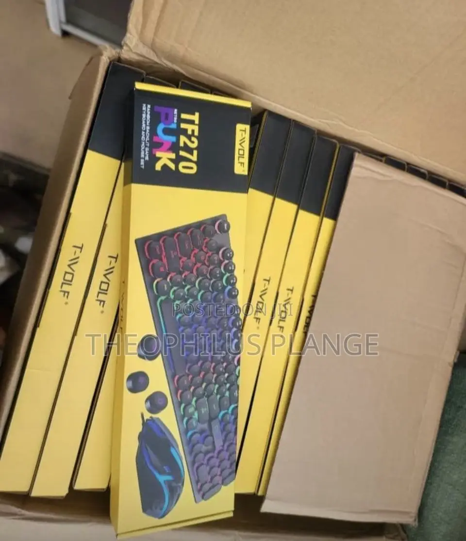 RGB Gaming Keyboard and Mouse Set.