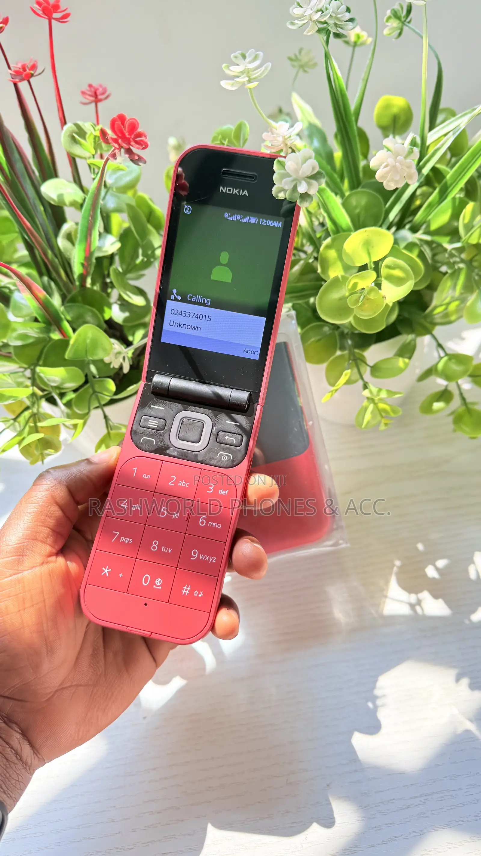 New Nokia 2720 Flip 512 GB Red