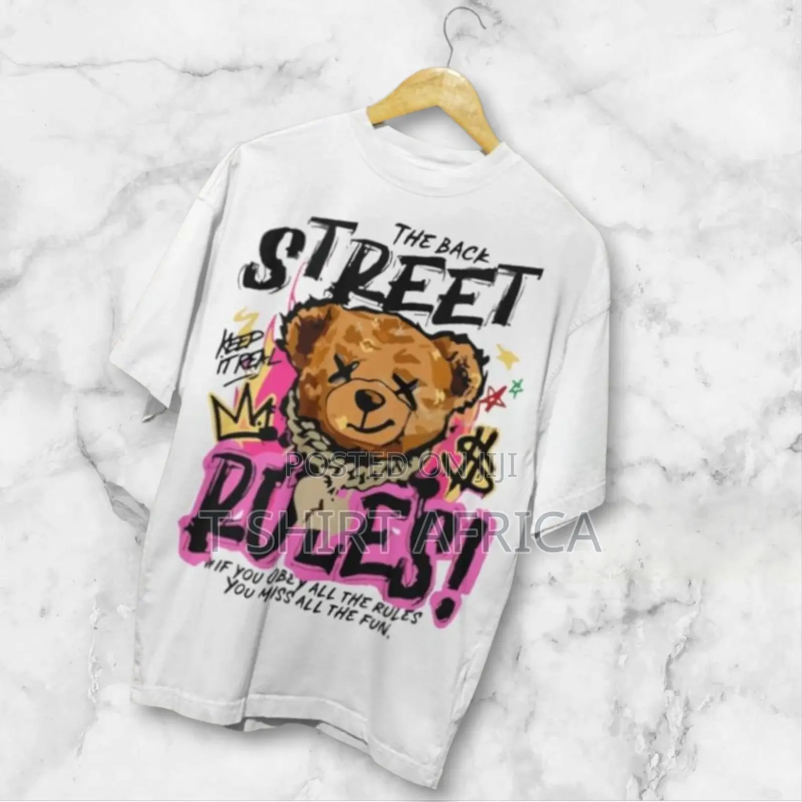 Oversized Bang Graphic T-Shirt 100% Cotton