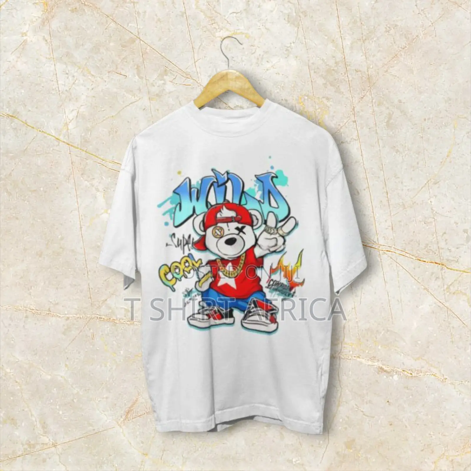 Oversized Bang Graphic T-Shirt 100% Cotton