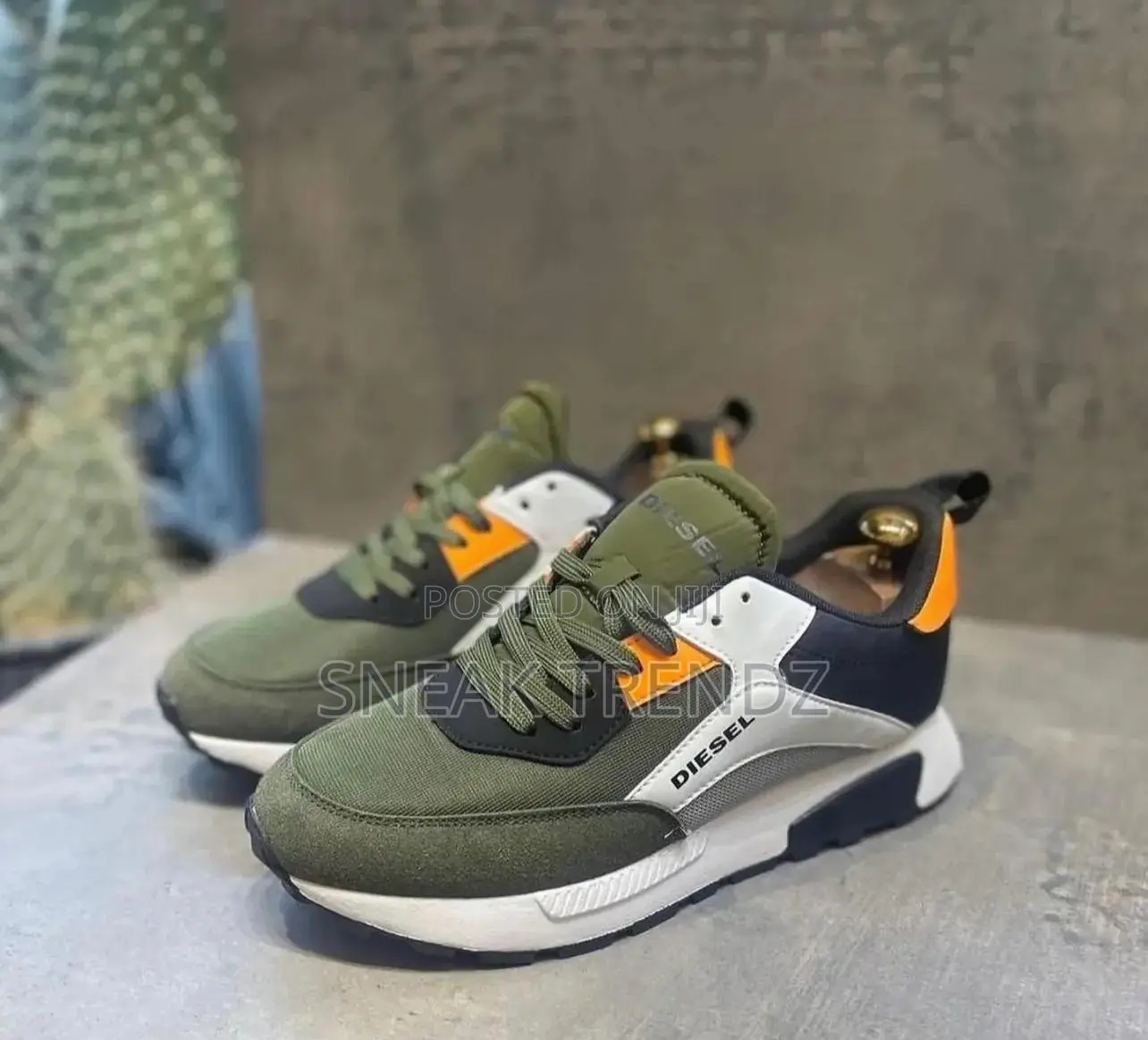 Original Diesel Amry Green White Black N Orange