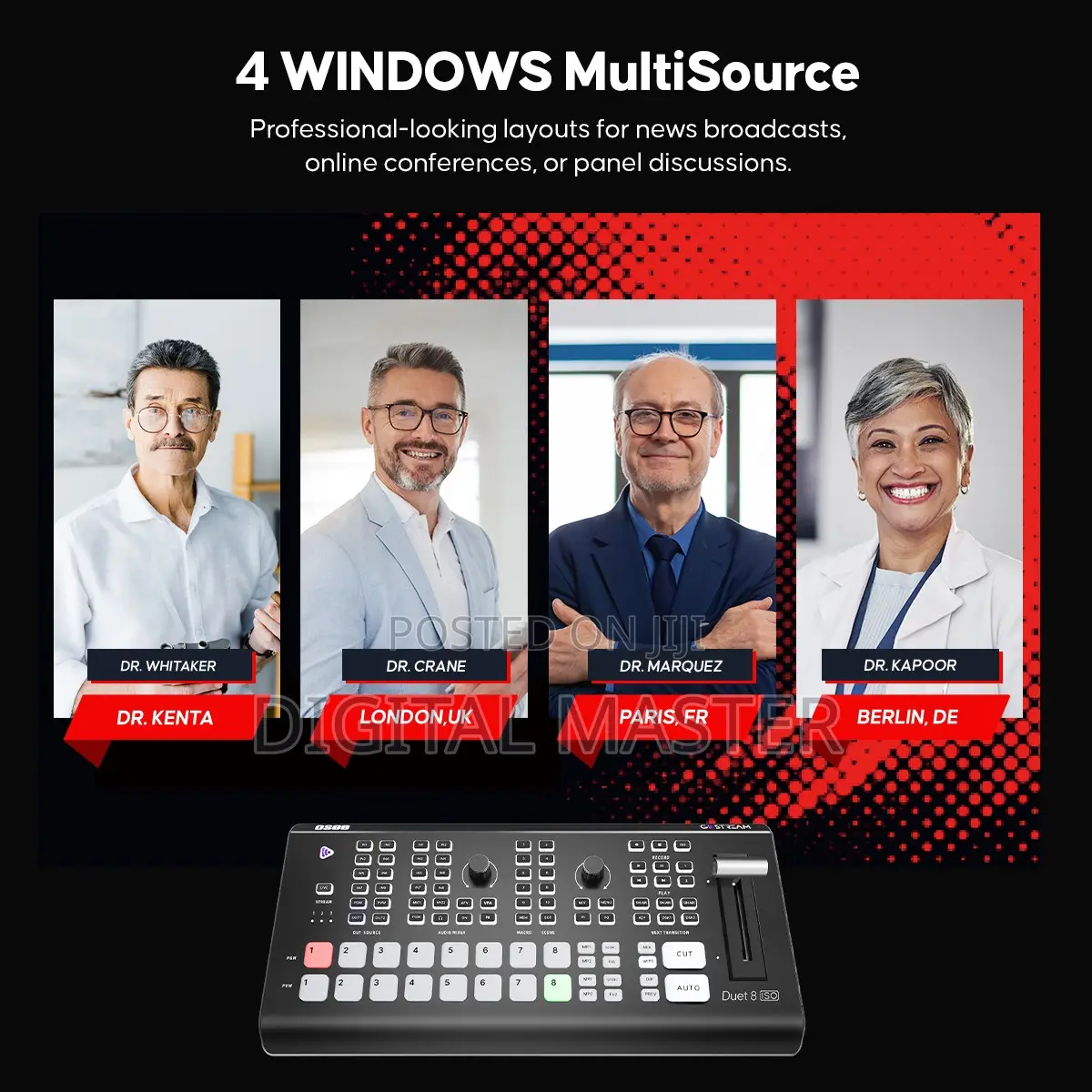 Osee Gostream Duet 8 Iso 8-channel Live Stream Switcher