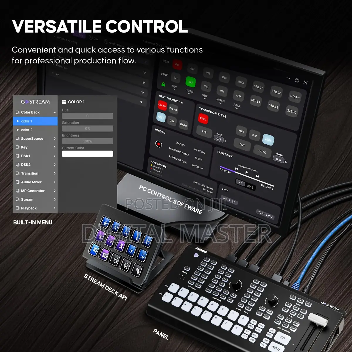 Osee Gostream Duet 8 Iso 8-channel Live Stream Switcher