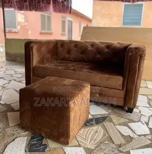 Brown 2in1 Sofa + Coffee Table
