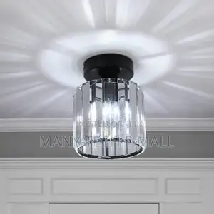 Round Crystal Ceiling Light