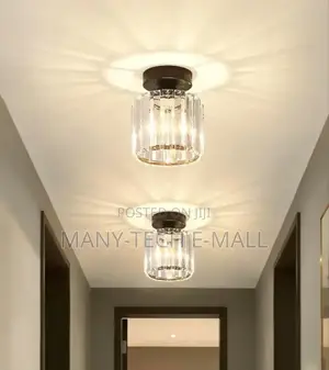 Round Crystal Ceiling Light