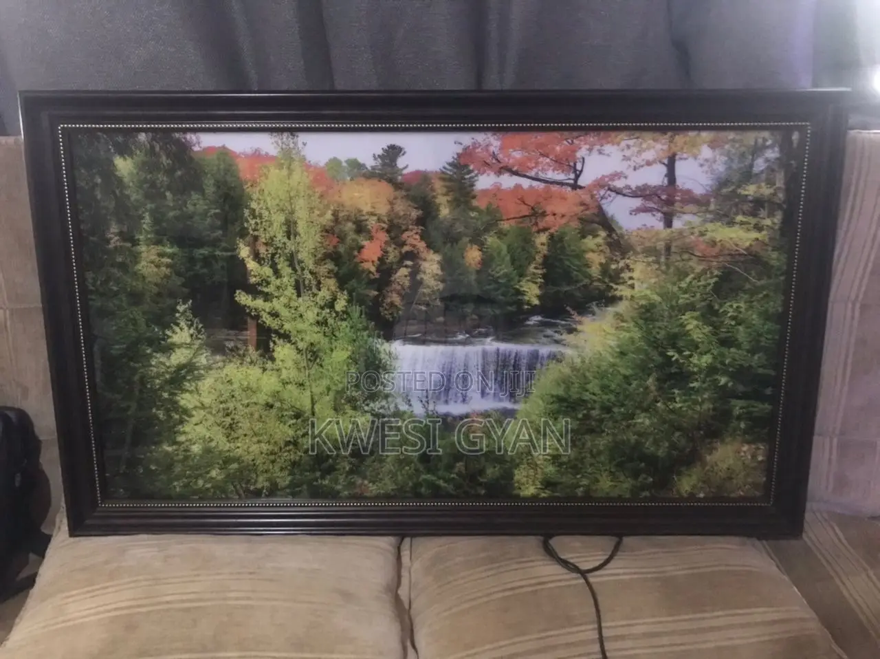Motion Led Framed Waterfall