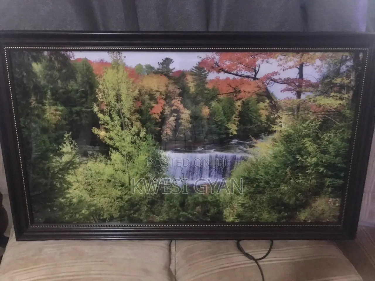 Motion Led Framed Waterfall