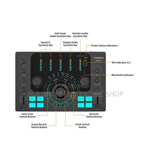 Professional Audio Comica C2 Adcaster Multifunctional Audio Interface