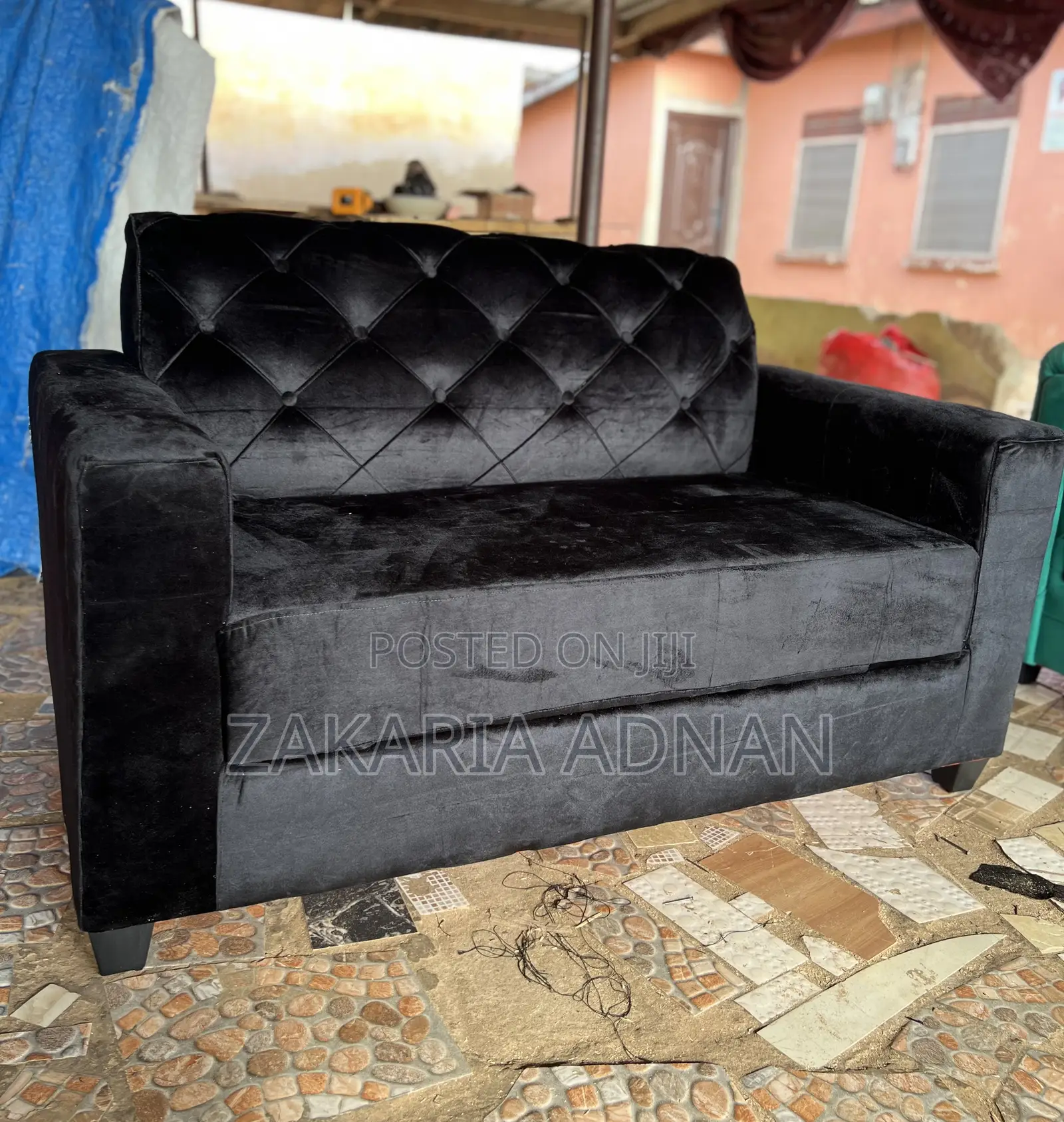 2in1 Furniture Sofa Black