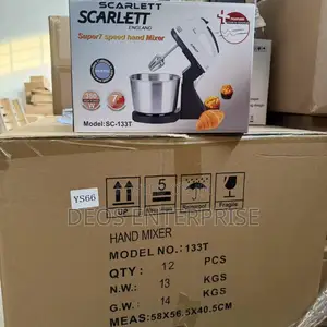 7 Speed Egg Beater Hand Held Electric Food Mixer