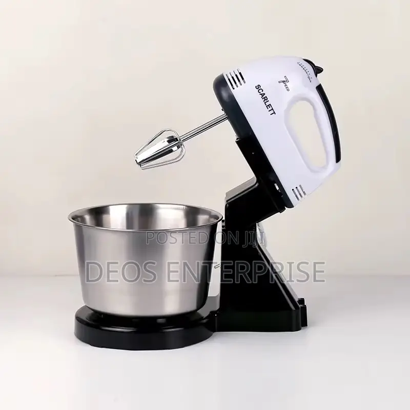 Scarlett Stainless Steel Basin Kitchen Electric Mixer