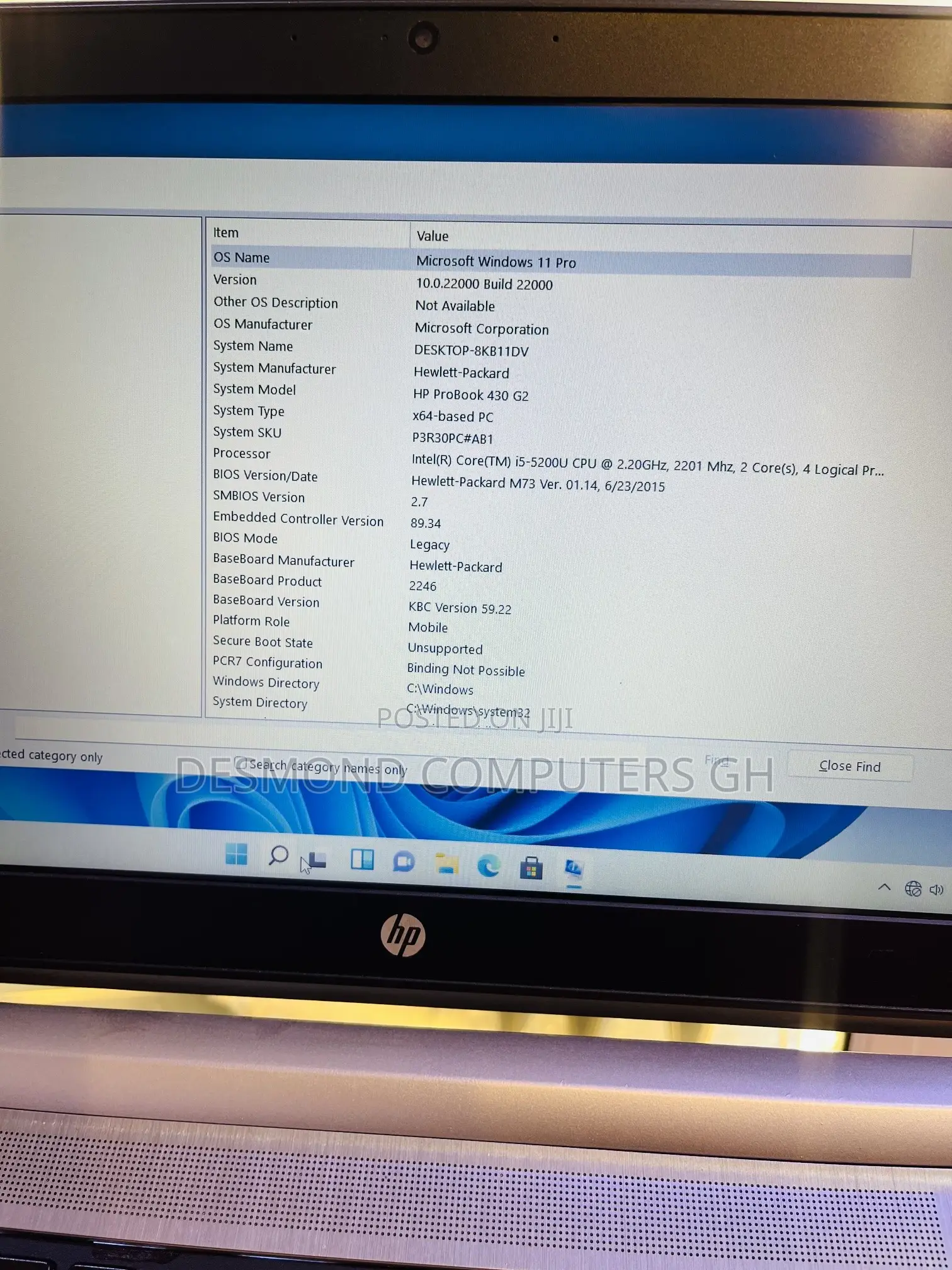 Laptop HP 430 G2 8GB Intel Core i5 HDD 500GB