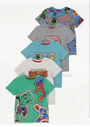 5 Pack Marvel T- Shirt