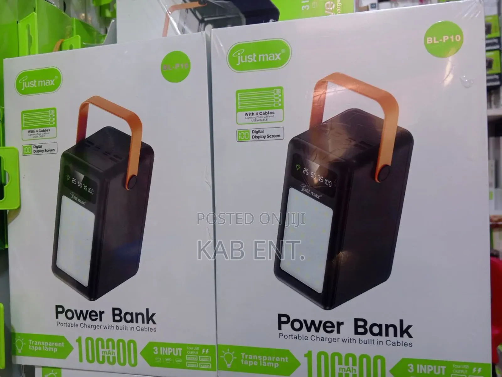 Justmax 120000 Capacity Powerbank
