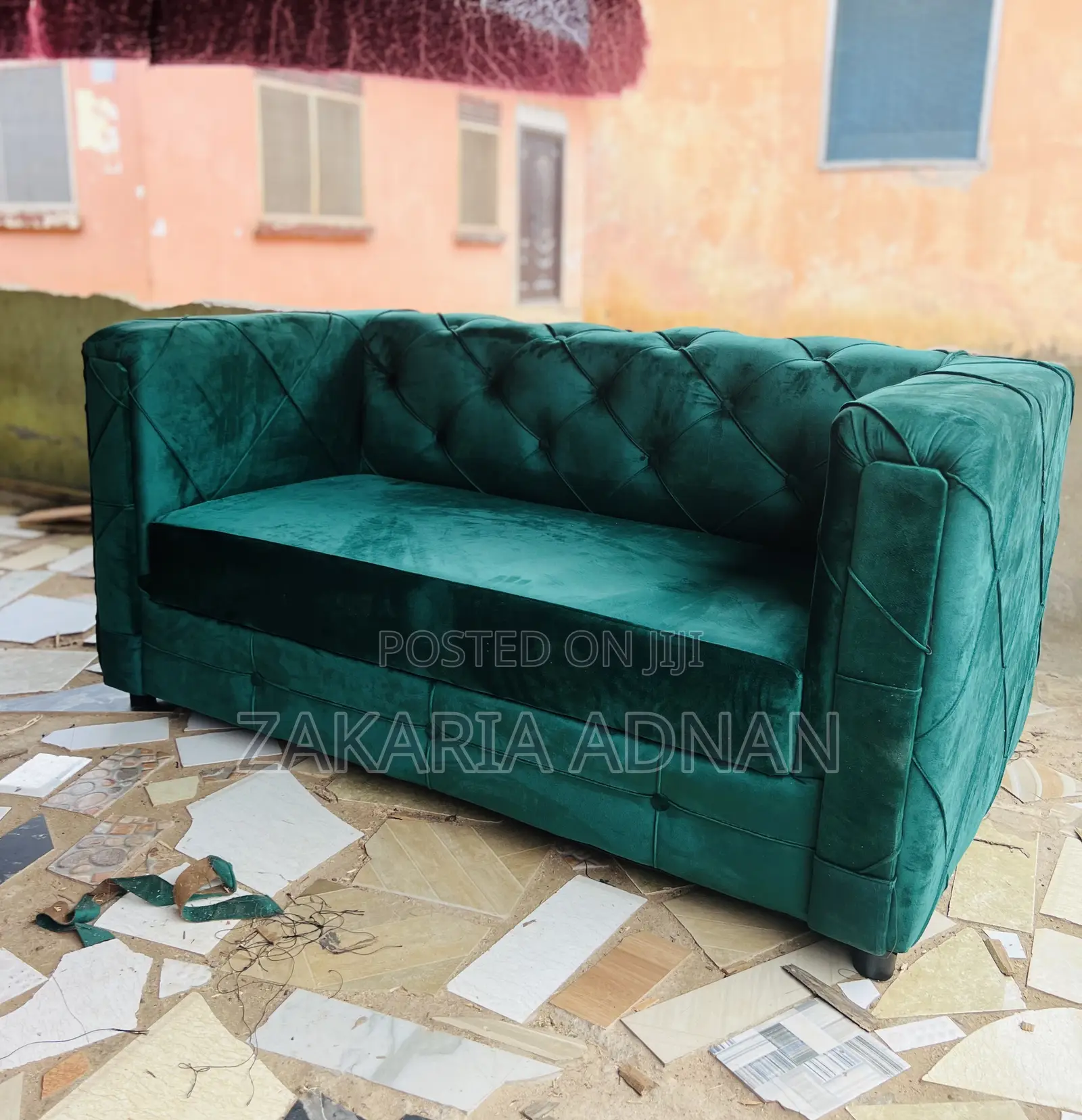 Dark Green 2in1 Sofa