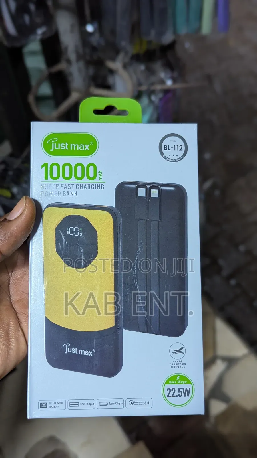 Powerbank 10000 Mah Capacity