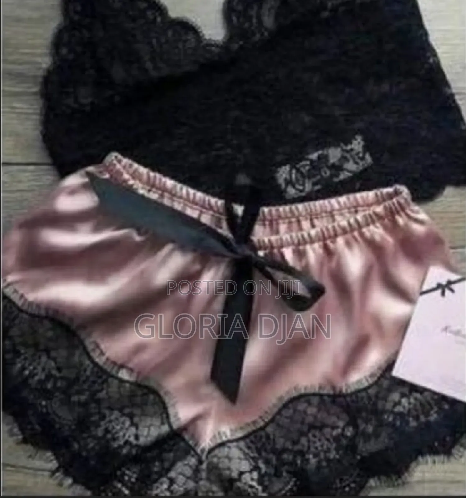 2 Pieces Sexy Satin Nightwear Wholesale
