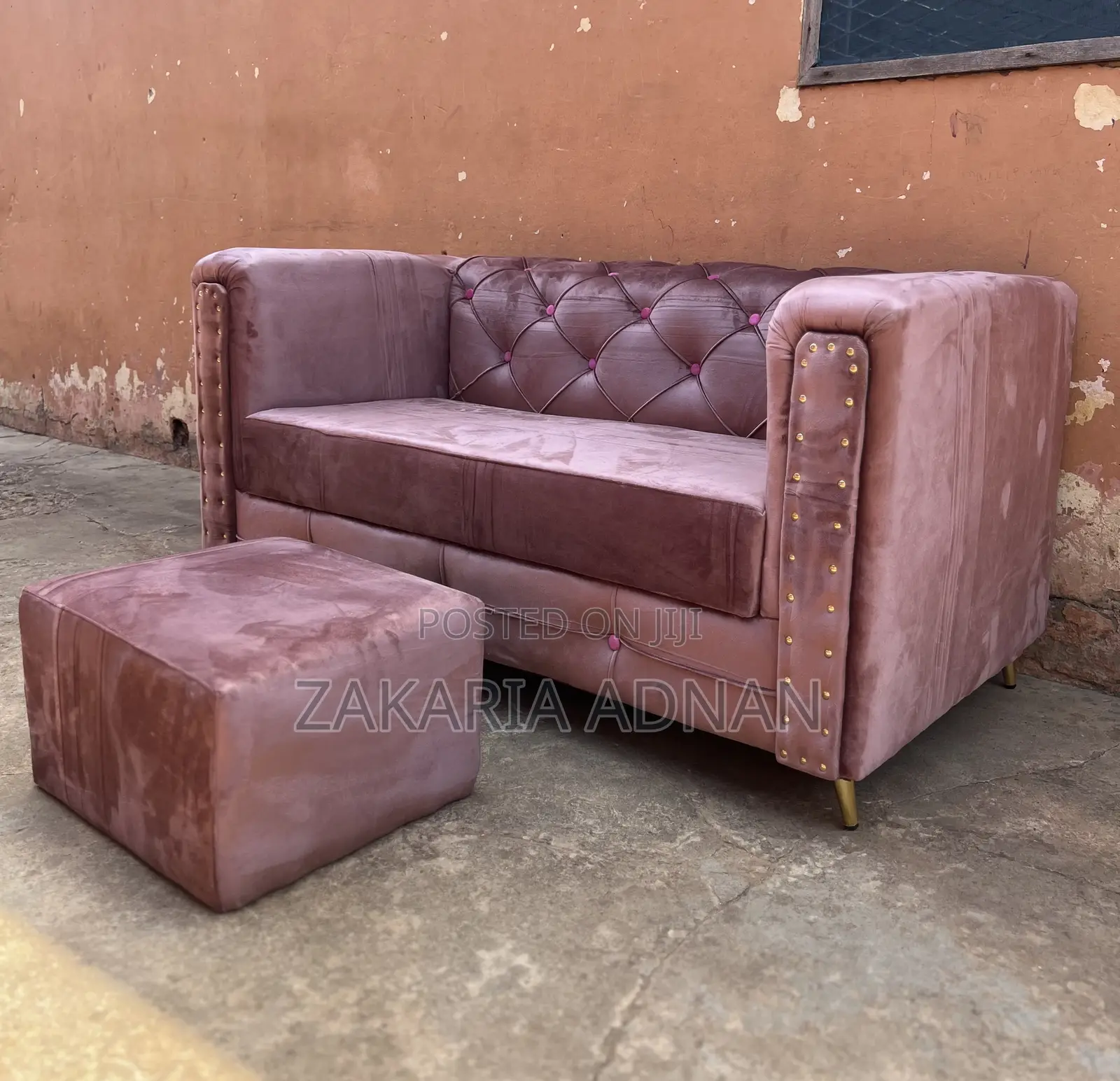 2in1 With Coffee Table Baby Pink
