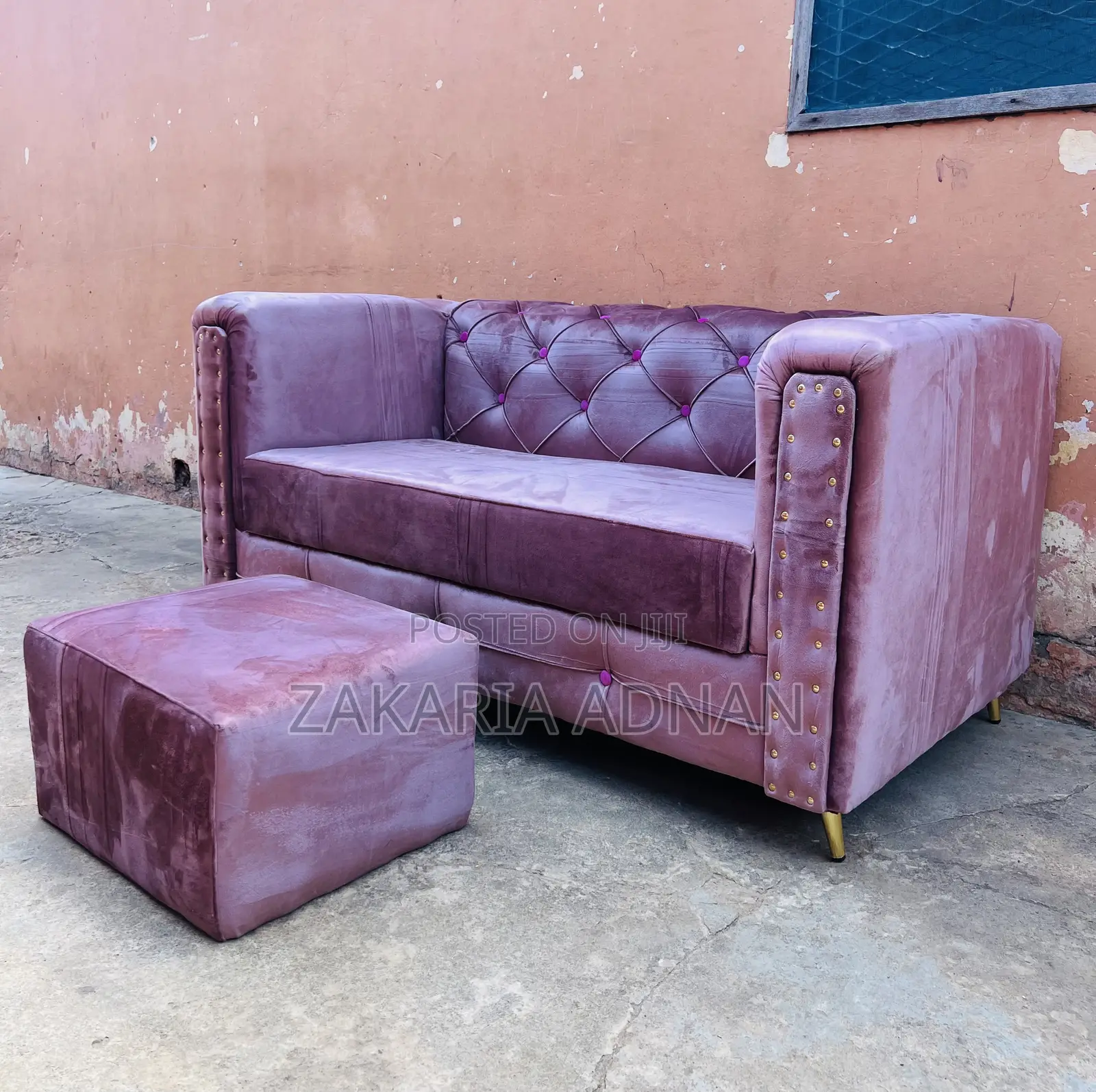 2in1 With Coffee Table Baby Pink