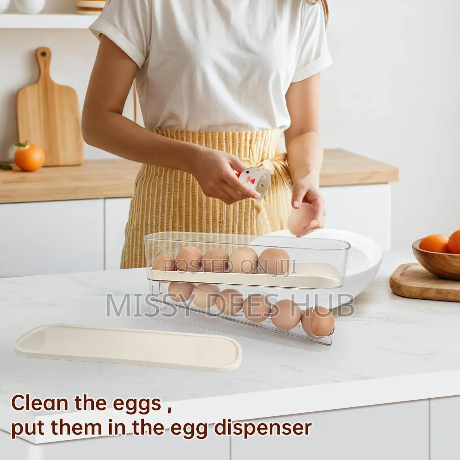2 Layer Rolling Egg Dispenser/ Holder