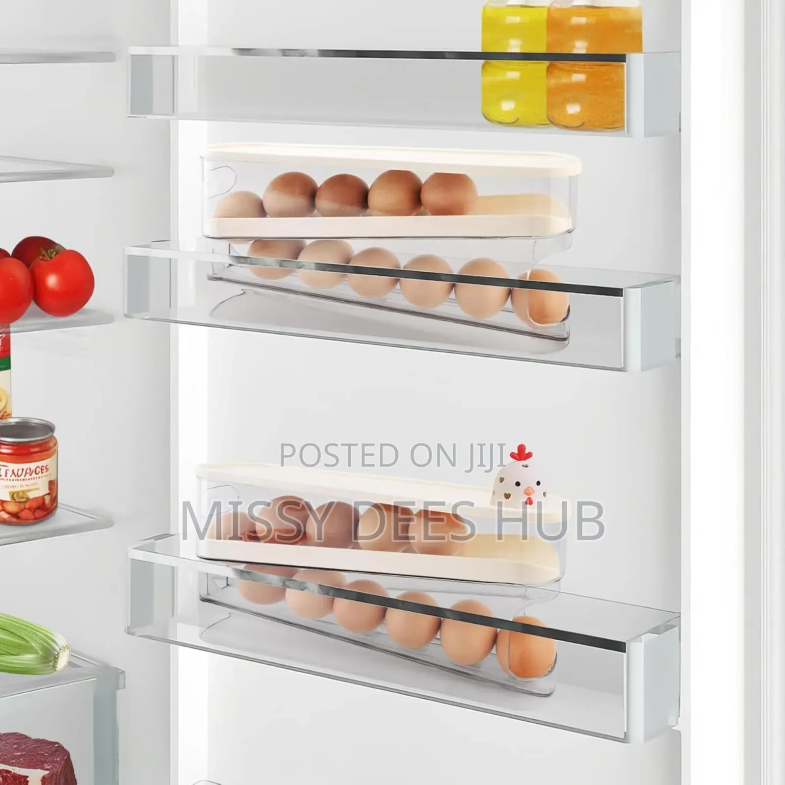 2 Layer Rolling Egg Dispenser/ Holder