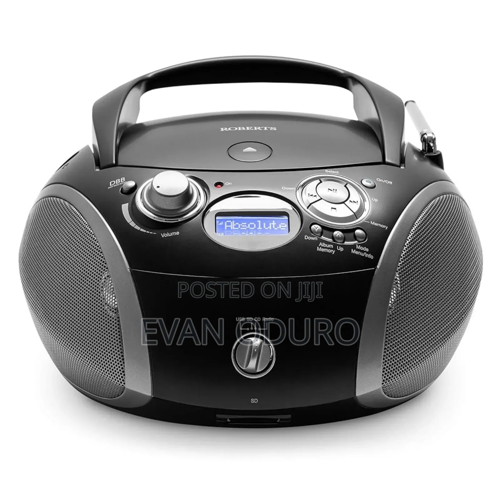 Power Roberts Radio Zoombox 3 Dab/Dab+/Fm/Sd/Usb Radio With Cd Player