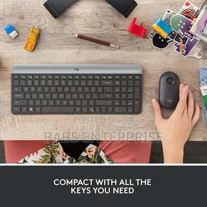 Logitech Mk470 Slim Wireless Combo-off White