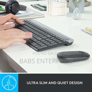Logitech Mk470 Slim Wireless Combo-off White