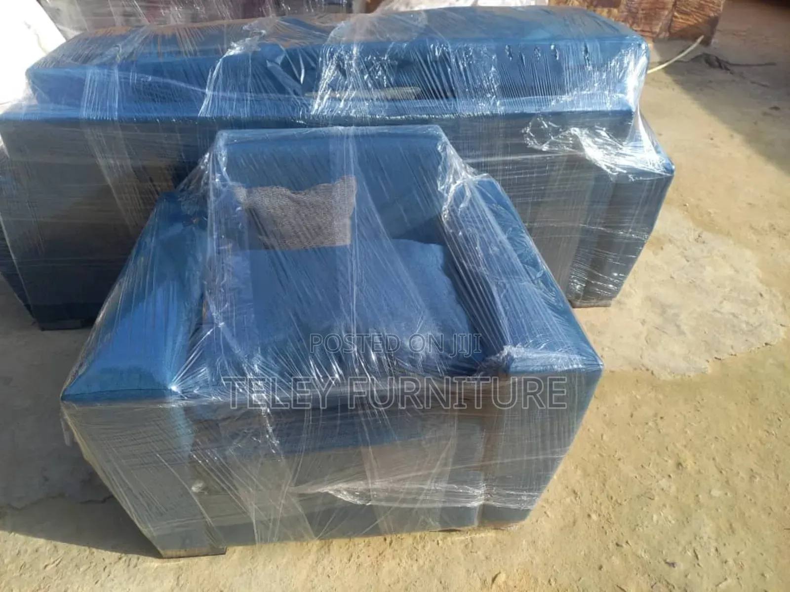 Blue- Black Lshape Set