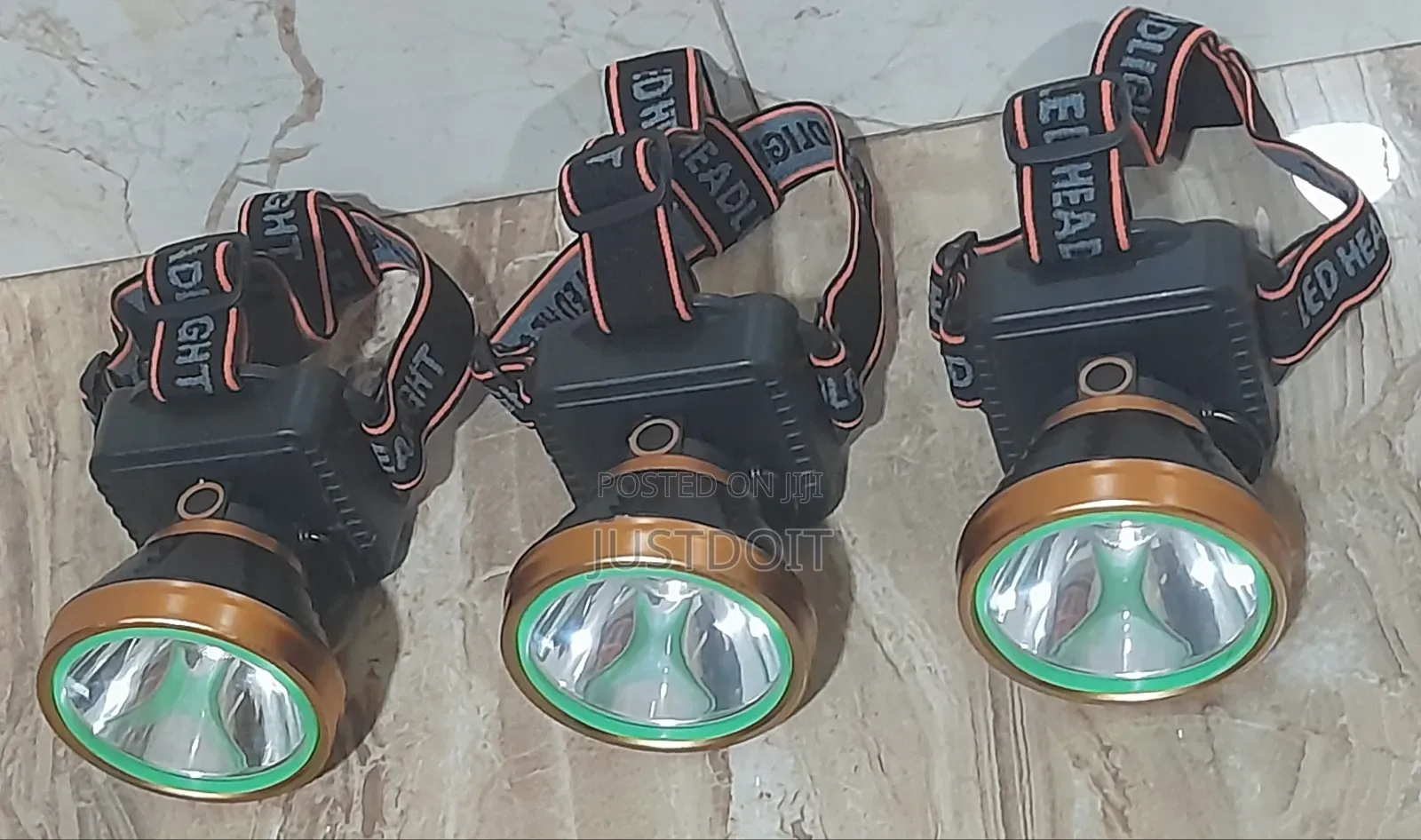 3 Zj-1805 Rechargeable Headlamps