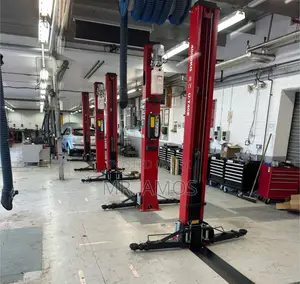 2 Posts Hydraulic Car Lift Jack With Floor Base Plate + Control Board